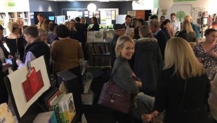 Book launch crowd